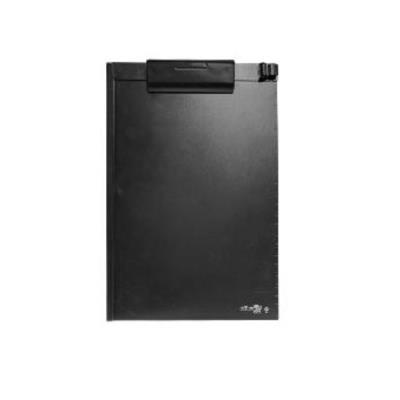 CLIP BOARD LINEAS RECTAS + DOBLE PINZA A4 NEGRO O.BOX (9368)