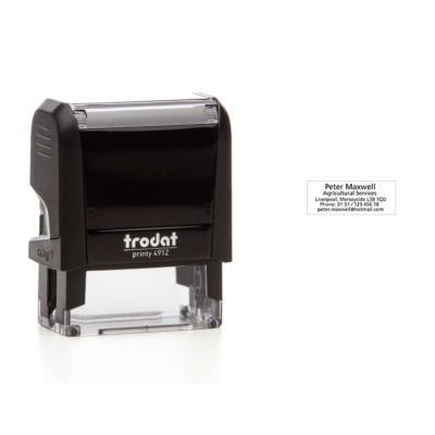 SELLO PERSONALIZADO FABRICACION 48 HORAS TRODAT 47X18MM