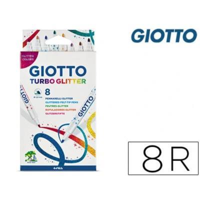 ROTULADORES GIOTTO TURBO GLITTER EST. 8 UDS. (F425800)