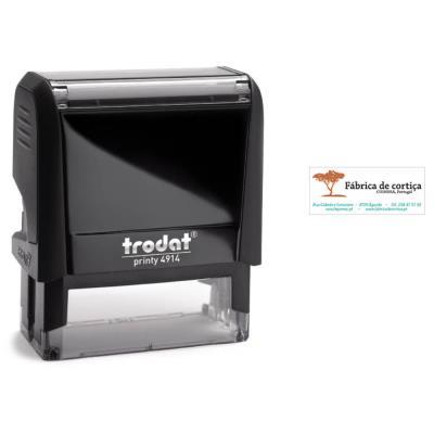SELLO PERSONALIZADO FABRICACION 48 HORAS TRODAT  64X26 MM