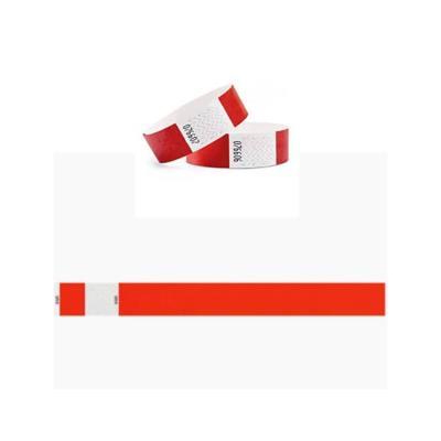 PULSERA INTRANSFERIBLE 19MM PAPEL TYVEK CAJA 1000 UD ROJO 087000