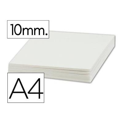 CARTON PLUMA BLANCO 10MM ADHESIVO A4 YOSAN (052210HA4/15)