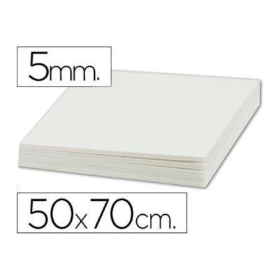 CARTON PLUMA BLANCO 5MM ADHESIVO 50X70 YOSAN (05225H50/25)