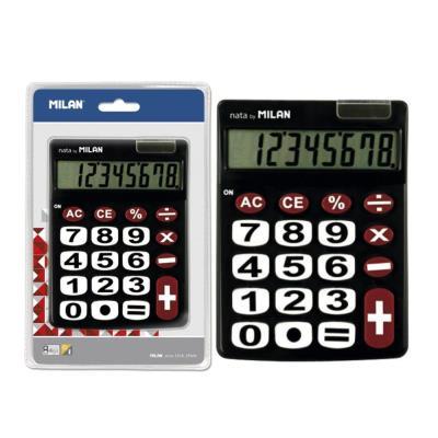 CALCULADORA 8 DIGITOS TECLAS GRANDES MILAN 151708BL