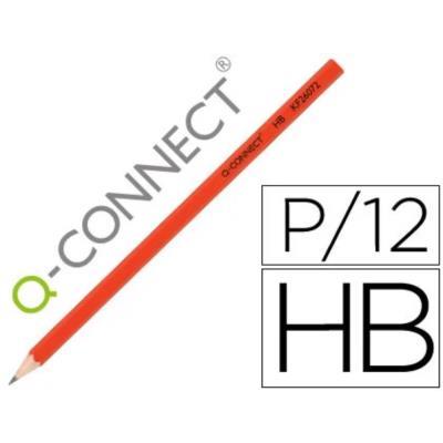 LAPIZ DE GRAFITO Q-CONNECT HEXAGONAL SIN GOMA HB (58623) (KF26072)