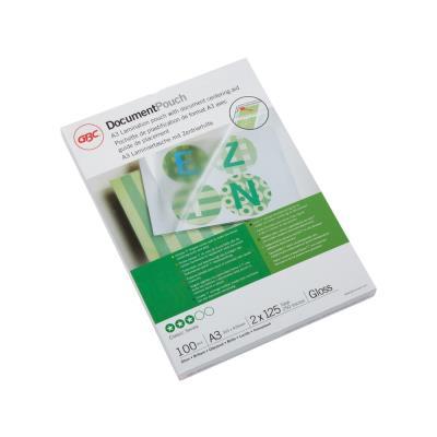 FUNDAS PLASTIFICAR GBC 100 UDS. A3 303X426 MM. 125 MICRAS (3200725)