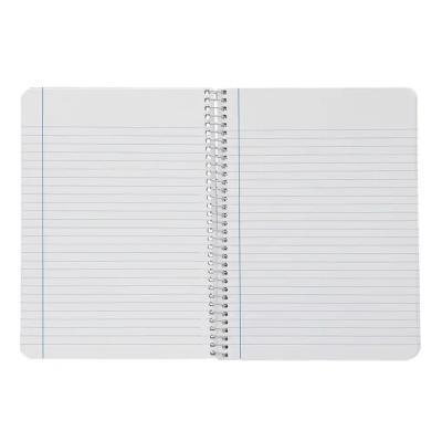 CUADERNO ESPIRAL A4 TAPA BLANDA 80H 75GR HORIZONTAL 8MM  MARGEN COL.SURT LIDERPAPEL  (171887)