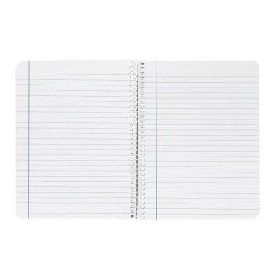 CUADERNO ESPIRAL A4 TAPA DURA 80H 90 GR RAYADO HORIZONTAL 8MM CON MARGEN LIDERPAPEL COL.SURT (BF41)