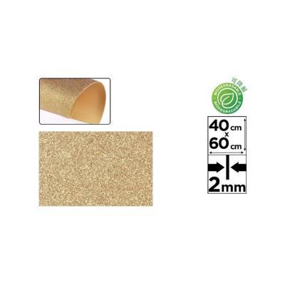 GOMA EVA PURPURINA ORO CHAMPAN 40X60 ( BIODEGRADABLE) (PN595-05)