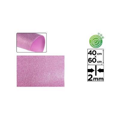 GOMA EVA PURPURINA LILA 40X60 ( BIODEGRADABLE)