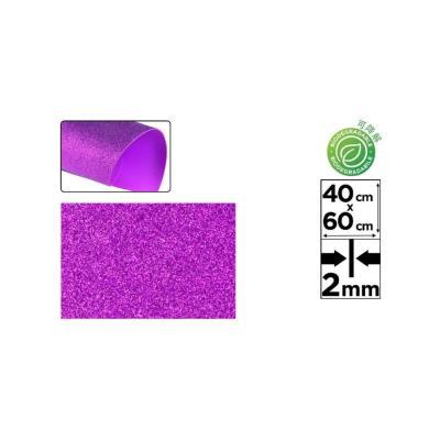 GOMA EVA PURPURINA LILA 40X60 ( BIODEGRADABLE) (PN595-11)