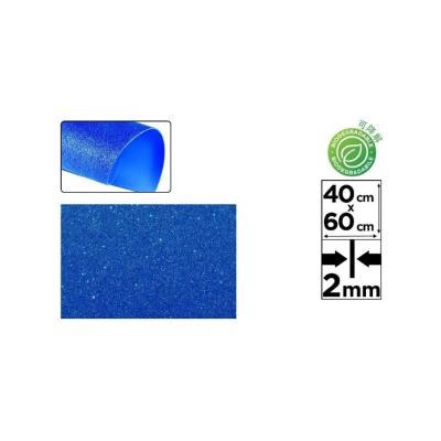 GOMA EVA PURPURINA AZUL 40X60 ( BIODEGRADABLE) (PN595-14)
