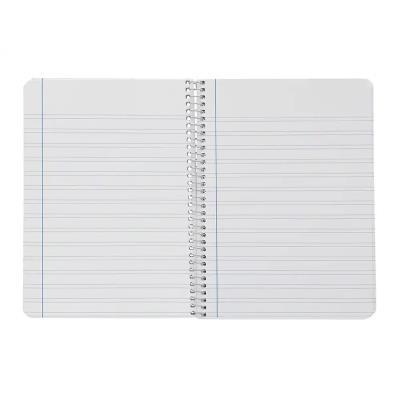 CUADERNO ESPIRAL A4 TAPA BLANDA 80H 75GR PAUTA 3,5MM CON MARGEN COL. SURT. LIDERPAPEL (171888)