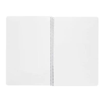 CUADERNO ESPIRAL A4 TAPA PLASTICO 80H 90 GR LISO COL. SURT. LIDERPAPEL (10751)