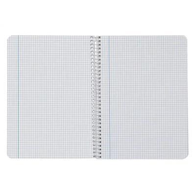 CUADERNO ESPIRAL A5 TAPA BLANDA 80H 75GR 5MM C/MARGEN 4 TALADRO LIDERPALEL (BC05)