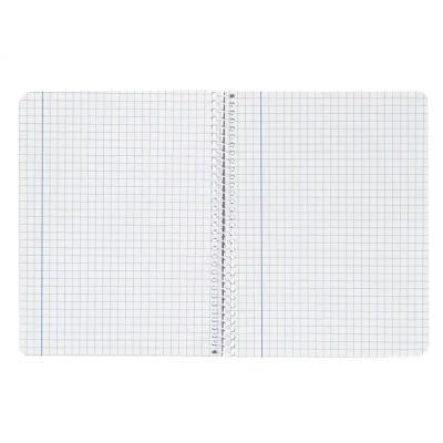 CUADERNO ESPIRAL LIDERPAPEL A4 WITTY TAPA DURA 80H 90GR CUADRO 6MM CON MARGEN COL. SURT. (171918)