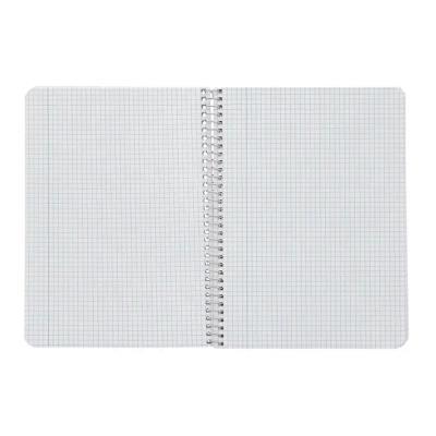 CUADERNO ESPIRAL A5 TAPA DURA 80H 90GR CUADRO 4MM CON MARGEN COL. SURT. LIDERPAPEL (172265)