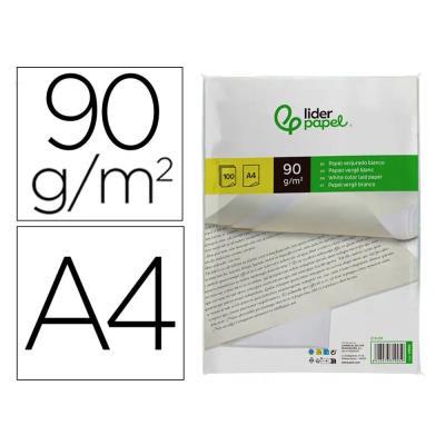 PAPEL VERJURADO BLANCO 100H 90GR LIDERPAPEL (31905)