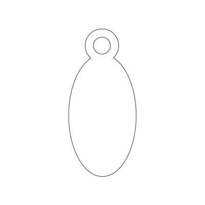 ETIQUETAS COLGANTES CON HILO BLANCAS APLI 382 11X24MM 1000UIDADES )