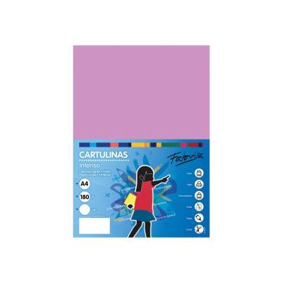 CARTULINA A4 PAQ. 100 UDS. 180GRS LILA FABRISA (15493)