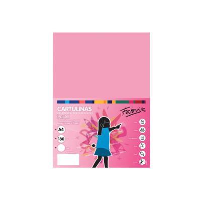 CARTULINA A4 PAQ. 50 UDS. 180GRS  ROSA FABRISA  (15458)
