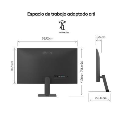 MONITOR LG 24U411A-B 23.8"/ FULL HD/ NEGRO