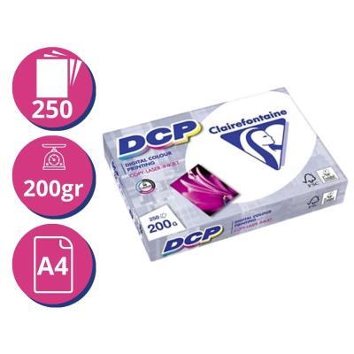 PAPEL FOTOCOPIADORA IMPRESION DIGITAL A COLOR A4 200GRM  250H. CLAIREFONTAINE COATED