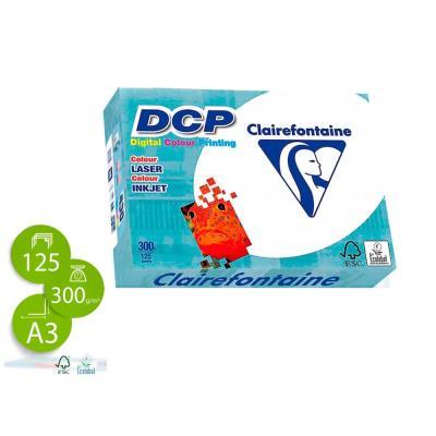 PAPEL FOTOCOPIADORA IMPRESION DIGITAL A COLOR A3  300GRM 125H  CLAIREFONTAINE (3802)