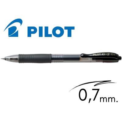 BOLIGRAFO G-2 0,7 MM RETRACTIL BLANCOPILOT (BL-G2-7-PAW)