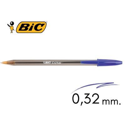 BOLÍGRAFO BIC CRISTAL AZUL  (8373609) (0302006AZ)