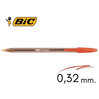 BOLÍGRAFO CRISTAL ROJO BIC (8373619) (0302006RO)