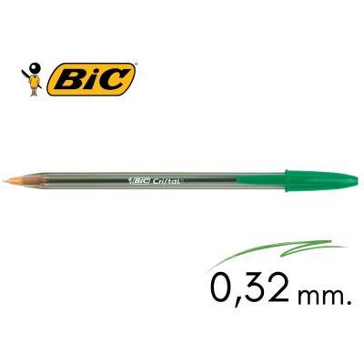BOLIGRAFO BIC CRISTAL VERDE (8373629) (0302006VE)