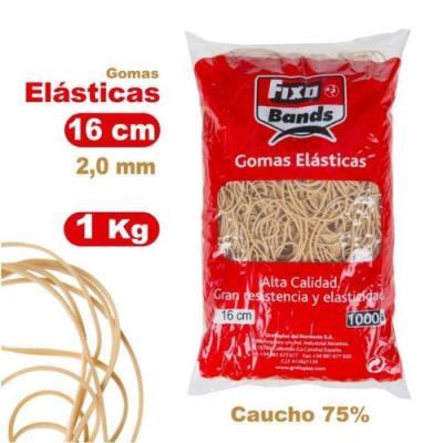 GOMAS ELASTICAS 16CM BOLSA 1000GRM FIXO (00047640)