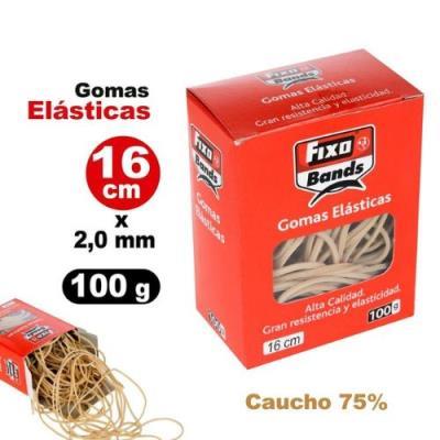 GOMAS ELASTICAS 16CM BOLSA 100GRM FIXO (00045640)