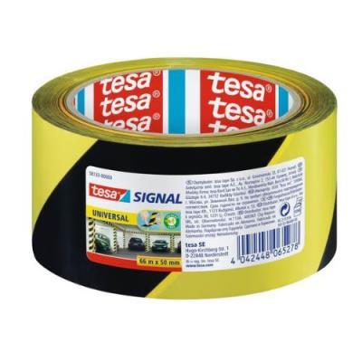 CINTA SIGNAL AMARILLA/NEGRA 66M. X 50MM. TESA (058133-00000-00)