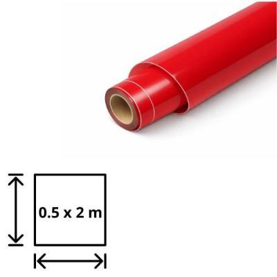 ROLLO FILM ADHESIVO VINILO 0, 5X2 ROJO MATE (S2420303)