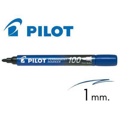 ROTULADOR PERMANENTE PUNTA CONICA SCA-100 AZUL PILOT  (NSC100A)