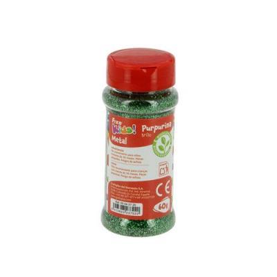 PURPURINA BIODEGRADABLE BOTE 60 G  METAL VERDE FIXO (00040720)