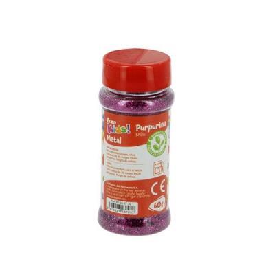 PURPURINA BIODEGRADABLE BOTE 60 G METAL VIOLETA FIXO  (00040735)