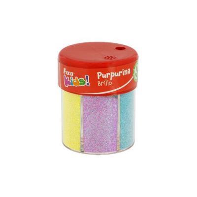 PURPURINA BIODEGRADABLE BOTE 80 G 6 COLORES SURT. PASTEL FIXO (00040899)