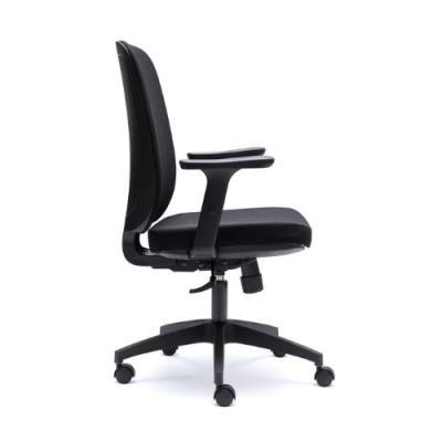 SILLA TORINO ERGONOMICA NEGRA TAPIZADA SISTEMA SINCRO , SOPORTE LUMBAR RESPALDO MALLA , BASE ALUMINI