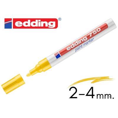ROTULADOR PERMANENTE TINTA OPACA 750 AMARILLO EDDING(10750-5)