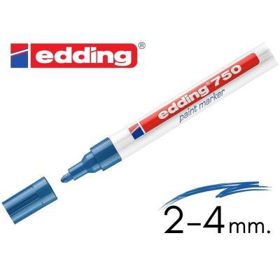 ROTULADOR PERMANENTE TINTA OPACA 750 AZUL EDDING (10750-3)