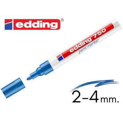 ROTULADOR PERMANENTE TINTA OPACA 750  AZUL CLARO EDDING (10750-10)
