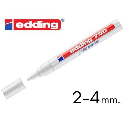 ROTULADOR PERMANENTE TINTA OPACA 750 BLANCO EDDING (10750-49)