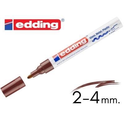 ROTULADOR PERMANENTE TINTA OPACA 750 MARRON EDDING (10750-7)
