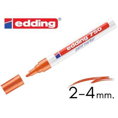 ROTULADOR PERMANENTE TINTA OPACA 750 NARANJA EDDING (10750-6)
