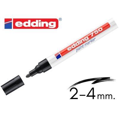 ROTULADOR PERMANENTE TINTA OPACA 750 NEGRO EDDING (10750-1)