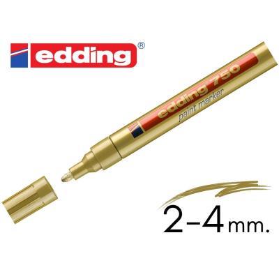 ROTULADOR PERMANENTE TINTA OPACA 750 ORO EDDING (10750-53)