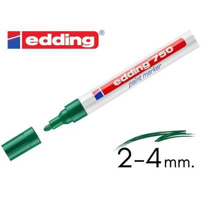 ROTULADOR PERMANENTE TINTA OPACA 750 VERDE EDDING (10750-4)
